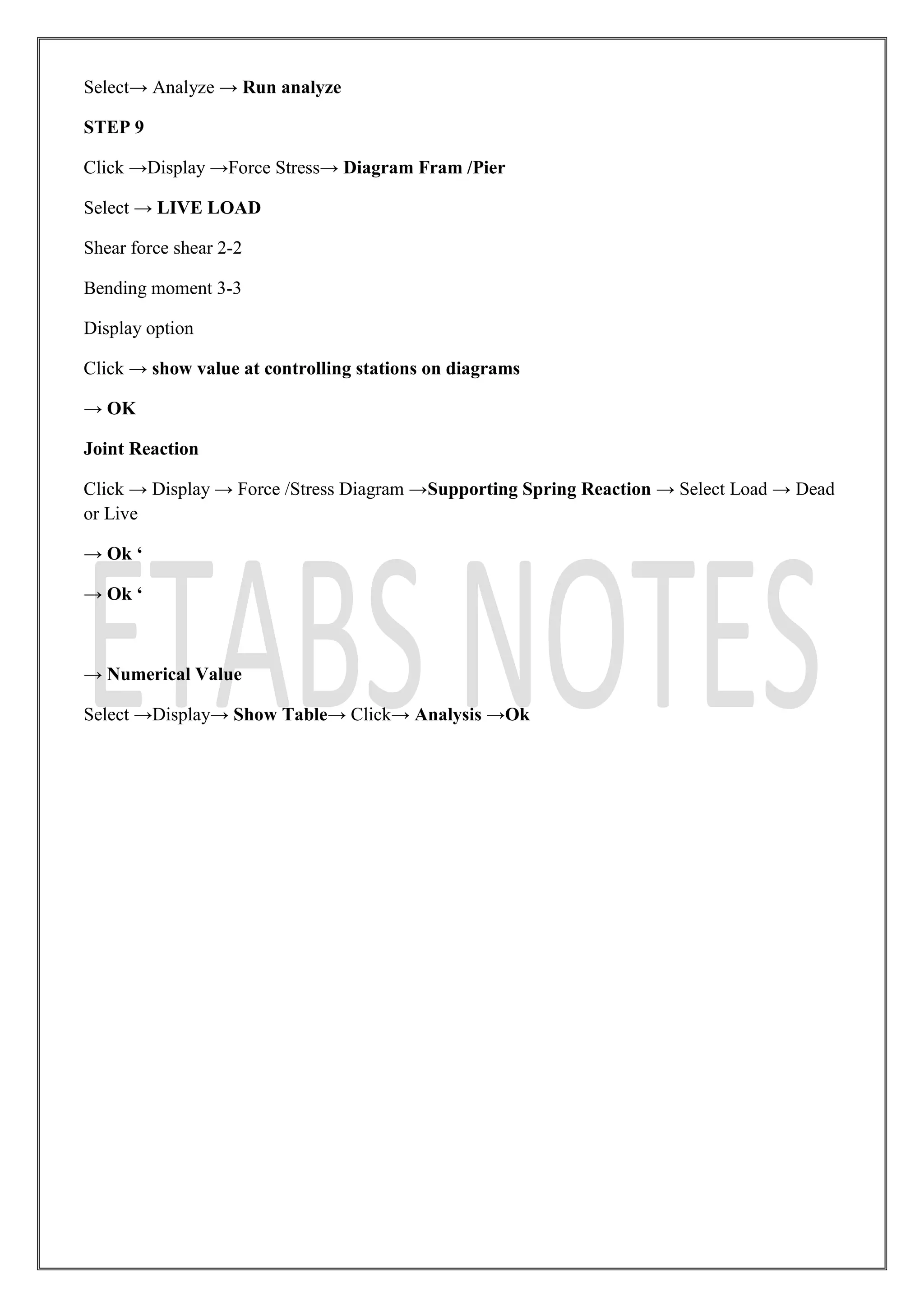 ETABS BASIC DESIGN | PDF