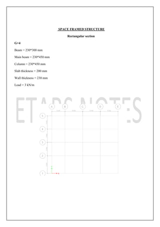 ETABS BASIC DESIGN | PDF