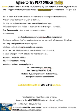 Vert shock workouts free hotsell