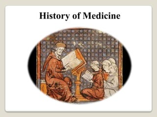History of Medicine
 
