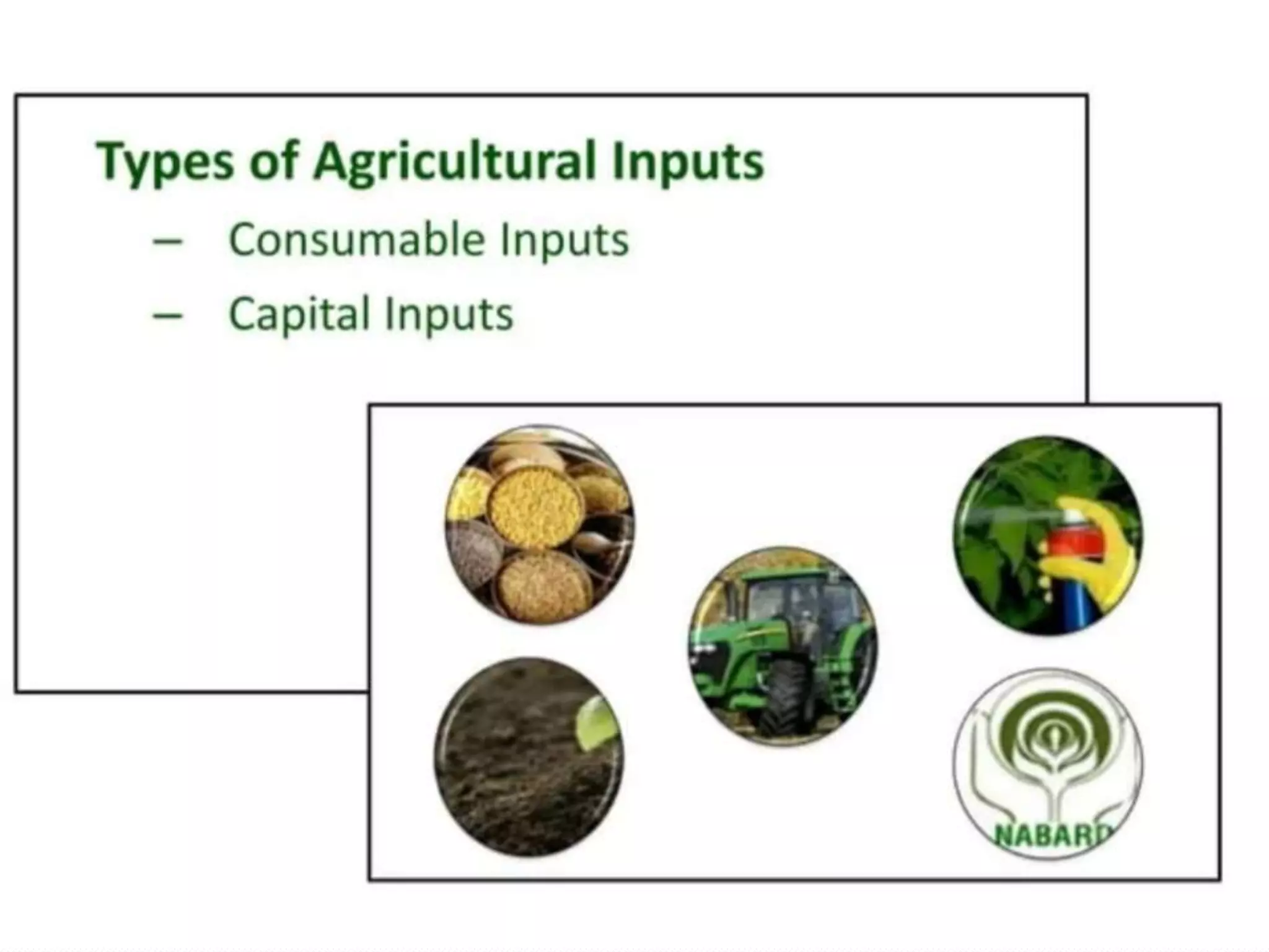 Agriculture input industries | PPT