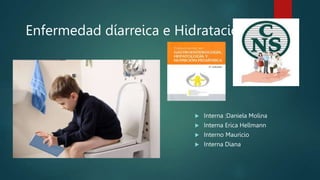 Enfermedad díarreica e Hidratacion
 Interna :Daniela Molina
 Interna Erica Hellmann
 Interno Mauricio
 Interna Diana
 