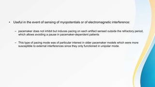 Myopotentials Permanent pacemaker cycle length. Managent | PPTX