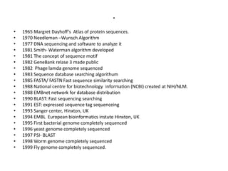 Basic of bioinformatics | PDF