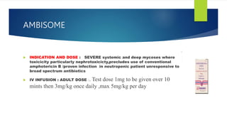 Guidelines of antifungals therapy | PPTX