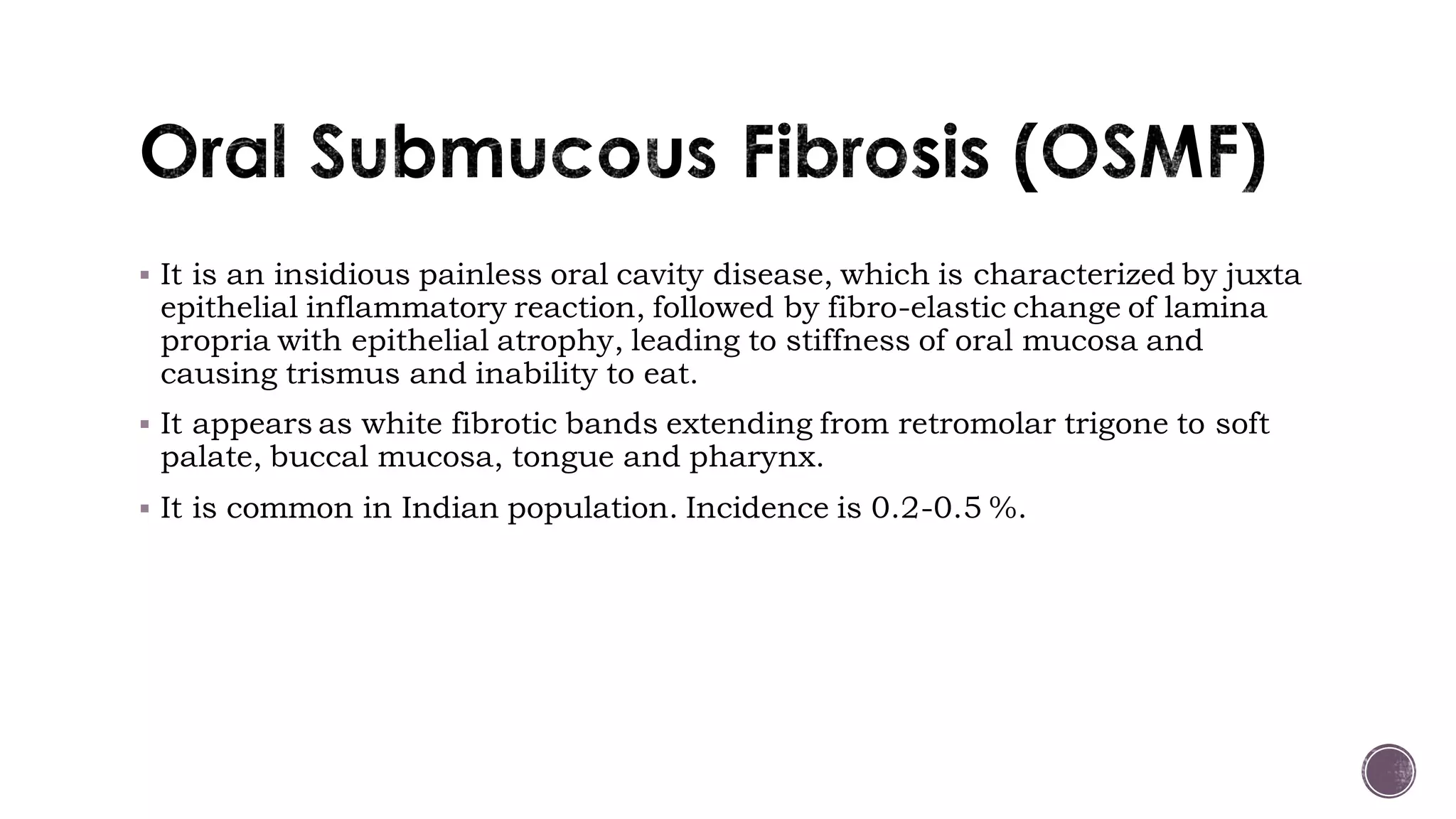 Oral Potentially Malignant Disorders | PDF