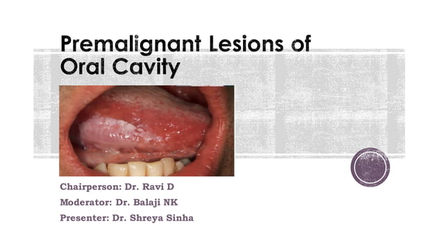 Oral Potentially Malignant Disorders | PDF | Skin and Dermatology ...