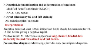 Lab diagnosis of TB | PPTX