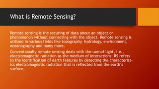 Application of Remote Sensing And GIS .. | PPTX