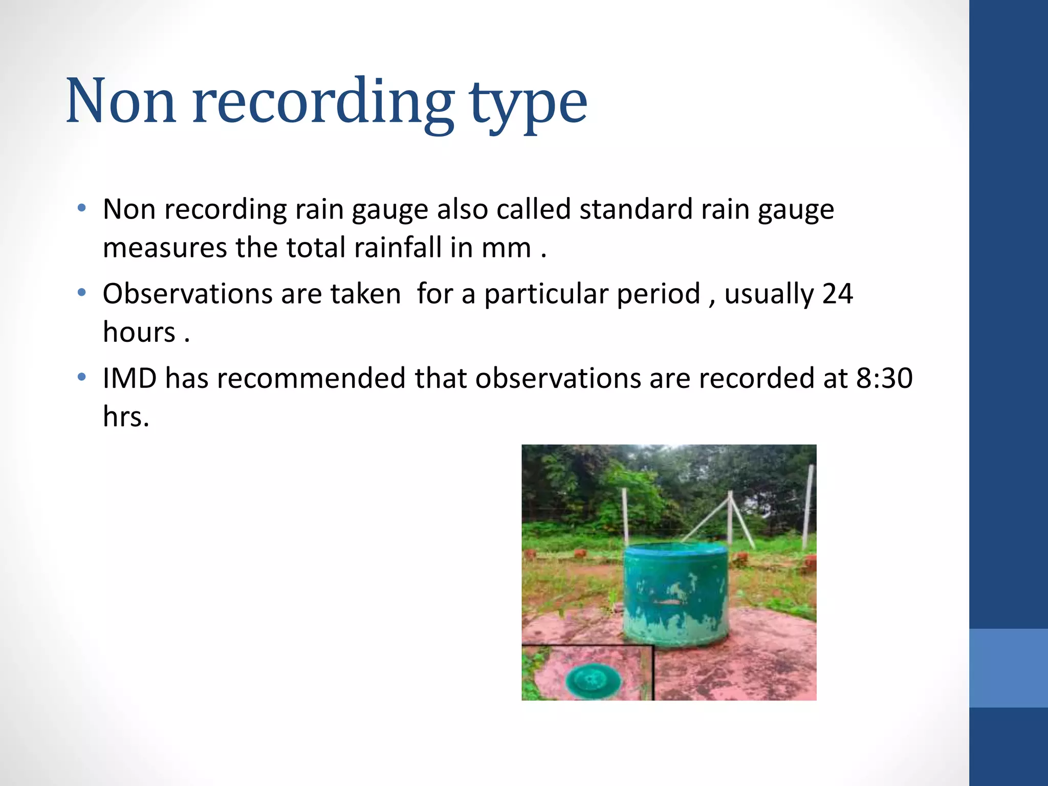 Rain gauge types of Rain gauge PPT