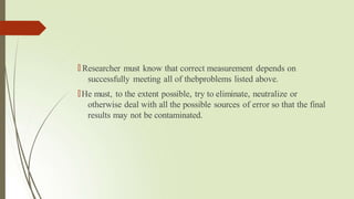Error in measurement is defined in this ppt | PPTX