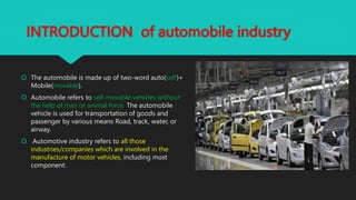 Automobile. industries in india | PPT