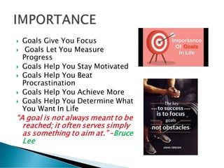 Ways to achieve goals and become successful in life . | PDF