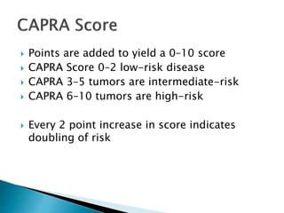 Diagnosis, Staging and Management of CA Prostate | PPTX