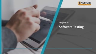 Software Testing
Chapter 4.1
 
