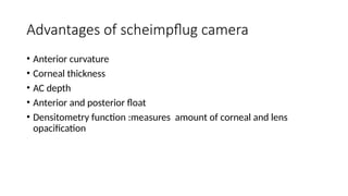 Posterior Float Corneal Topography in ophthalmology.pptx
