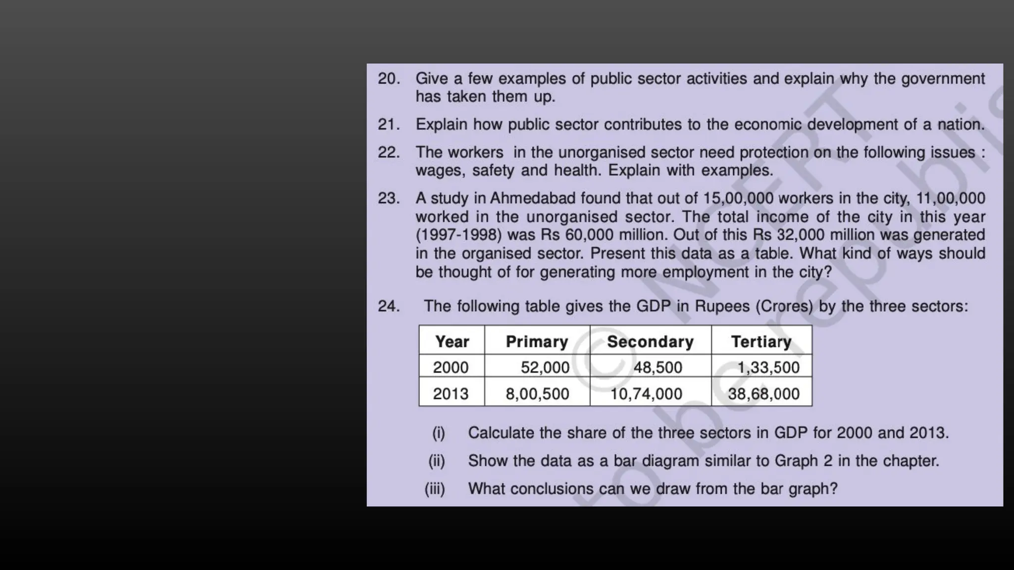 Sugney Sectors of Indian Economy (Class 10) PPT 