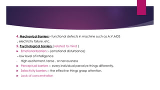 Classroom communication:-- Facilitators and barriers | PPT