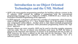 Introduction to on Object Oriented Technologies and the UML Method | PDF