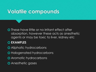 Example Of Volatile Compounds DOC-20240901-WA0000..pptx................ | PPTX