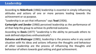 Leadership Development Taxonomy Leader and leadership classification and types | PDF