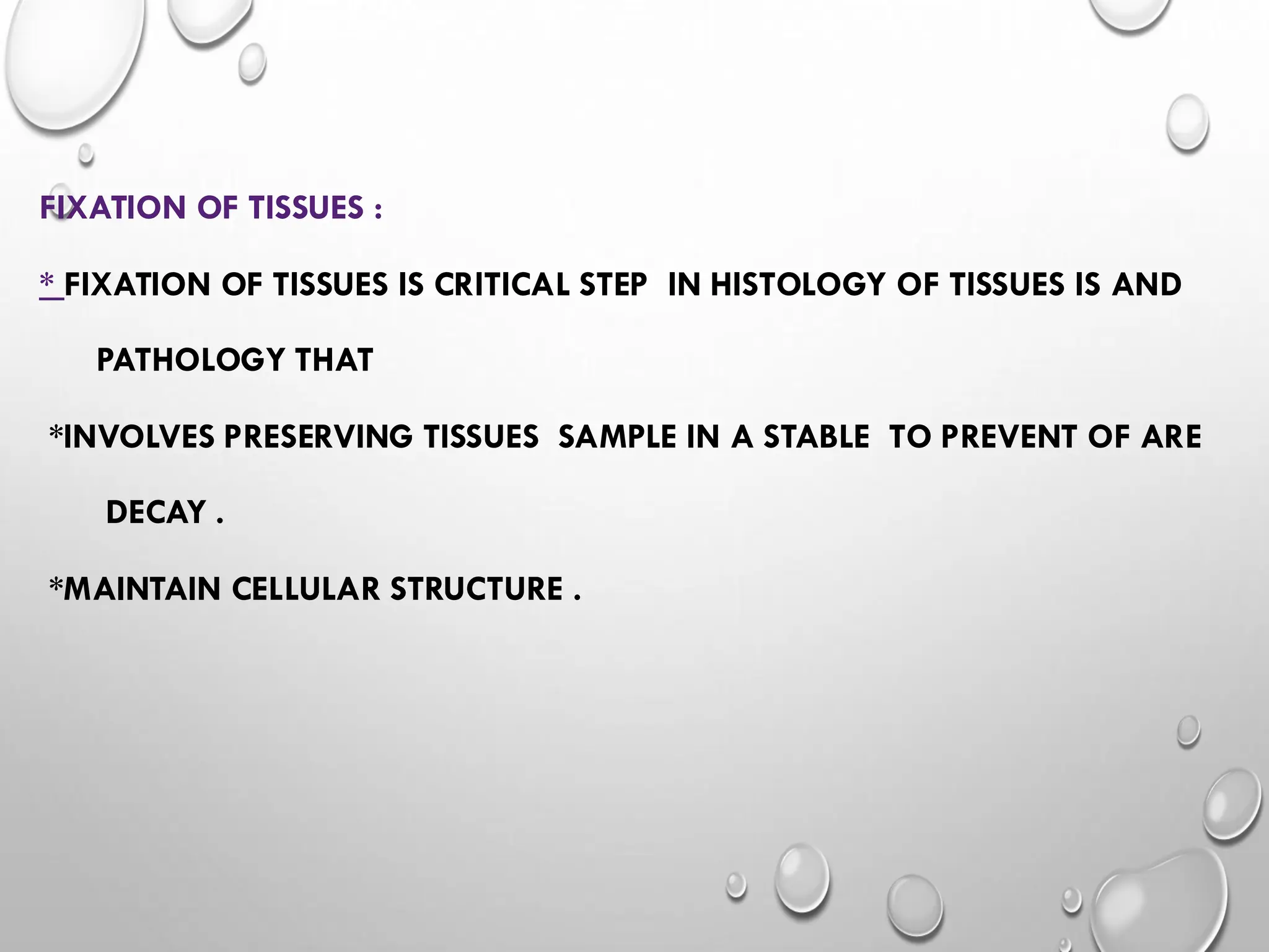 CLINICAL IABORATORY TECHNOLOGY - his to pathology fixative of tissues ...