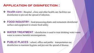 Sterilization and disinfection-- //ppt-- | PDF