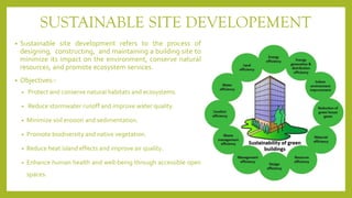Green building abd sustainability and development for civil engineering ...