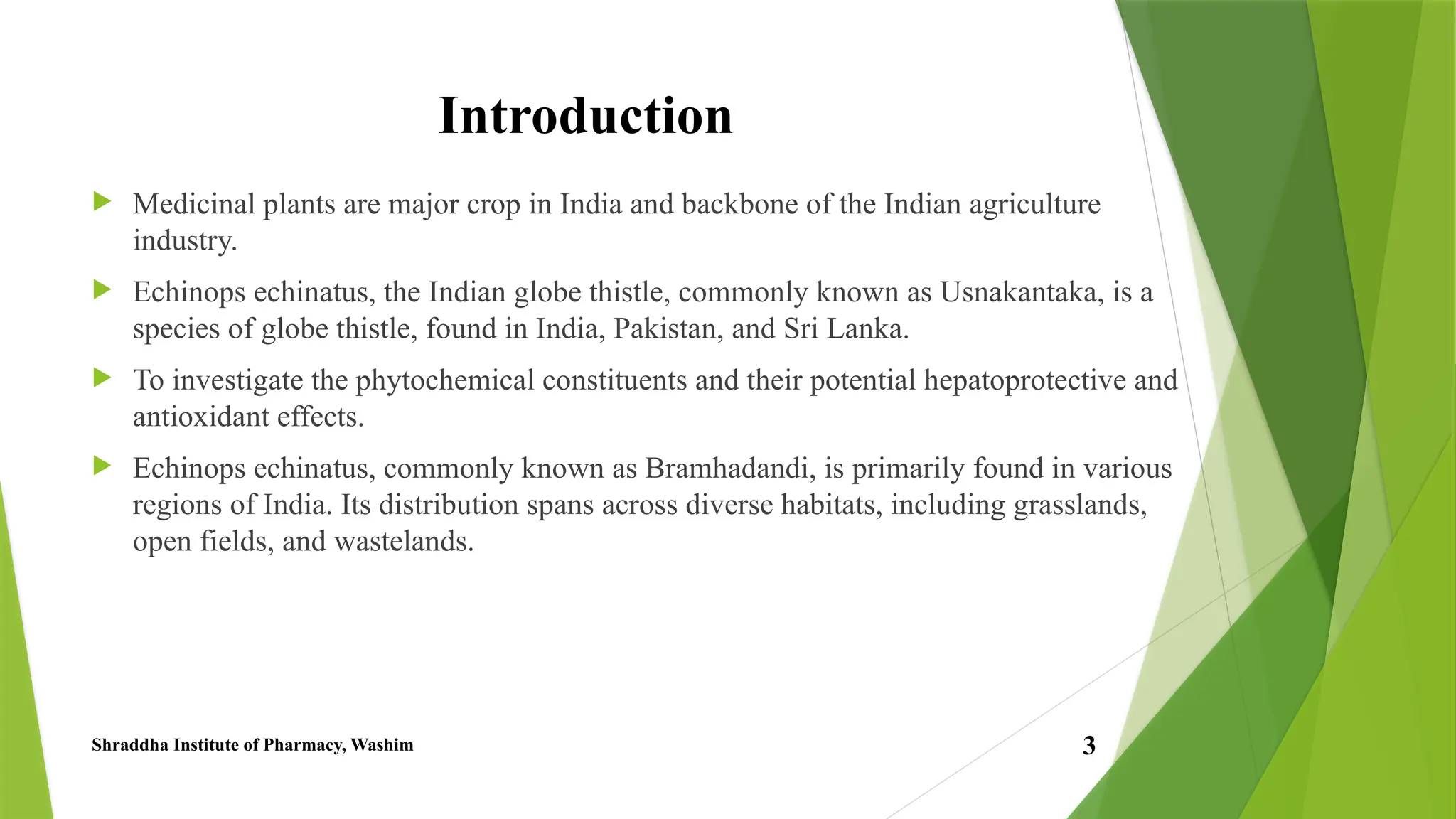 राष्ट्रीय औषधीय शिक्षा एवं अनुसंधान संस्थान (नाईपर), एस.ए.एस. नगर
                               
                                National Institute of Pharmaceutical Education & Research (NIPER) S.A.S. Nagar visual data 3