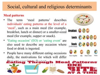 Food selection and determining of food choices | PPTX