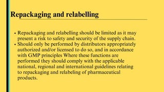 Good Warehouse Practices by WHO and standard Guidlines | PDF