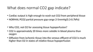 CO2 gap and lactic acidosis in critical care | PPTX
