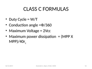 AEC power amplifiers presentation..pptx