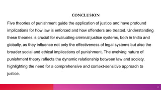 Theories of Punishment in principles criminal Law. | PDF