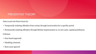 Theories of Punishment in principles criminal Law. | PDF