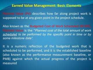 Project monitoring and controlling with earned value management | PDF