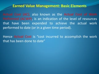Project monitoring and controlling with earned value management | PDF