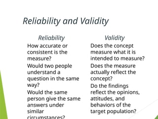 Validity and reliability/ how can check in thesis reliability and ...
