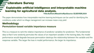 Analyzing and Assessing Explainable AI model for smart Agriculture | PDF