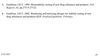 Drug Stability Guidelines.pdf ICH GUIDELINES- Q1 STABILITY OF DRUG SUBSTANCES | PDF