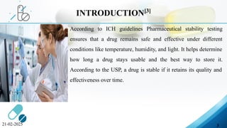 Drug Stability Guidelines.pdf ICH GUIDELINES- Q1 STABILITY OF DRUG SUBSTANCES | PDF