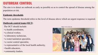 Control(prevention and treatment) of communicable diseases during ...