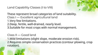 Land capability classification introduction | PDF