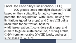 Land capability classification and introduction | PDF