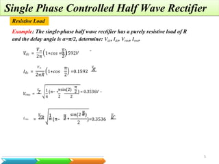 Comprehensive Study of Single Phase Controlled Rectifiers in Power ...