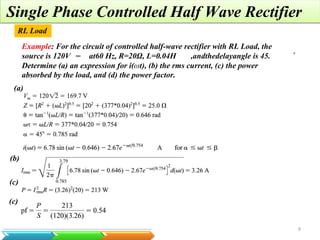 Comprehensive Study of Single Phase Controlled Rectifiers in Power ...