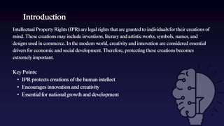 Intellectual property rights and IPR in traditional knowledge | PDF