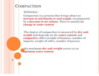 Compaction Pass Introduction soil mechanics and geotechniques | PDF