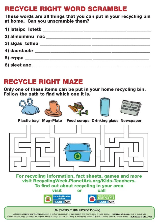 Doc 595-recycle-right-activity-sheet