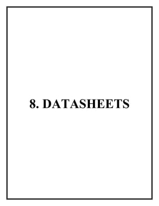 8. DATASHEETS
 